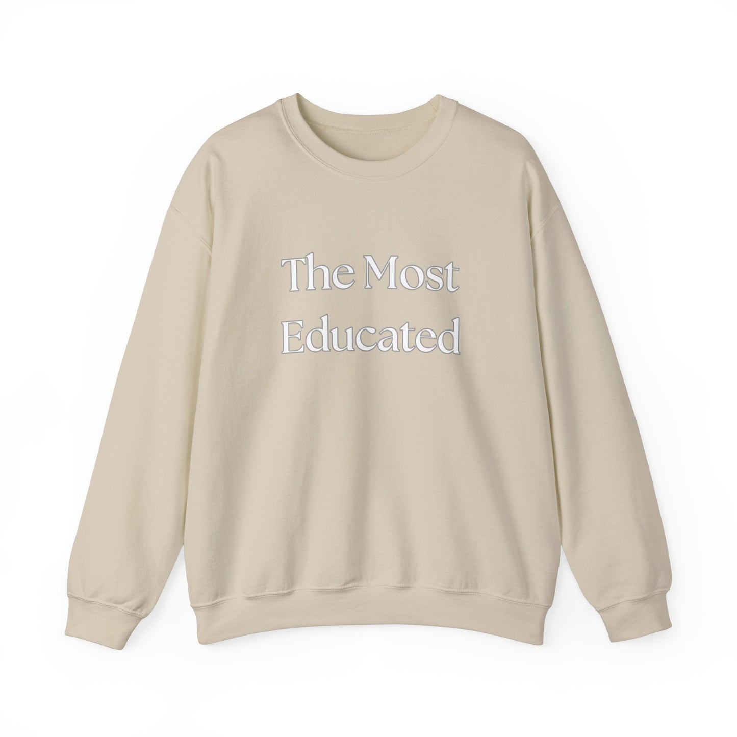 The Most Educated Unisex Heavy Blend™ Crewneck Sweatshirt