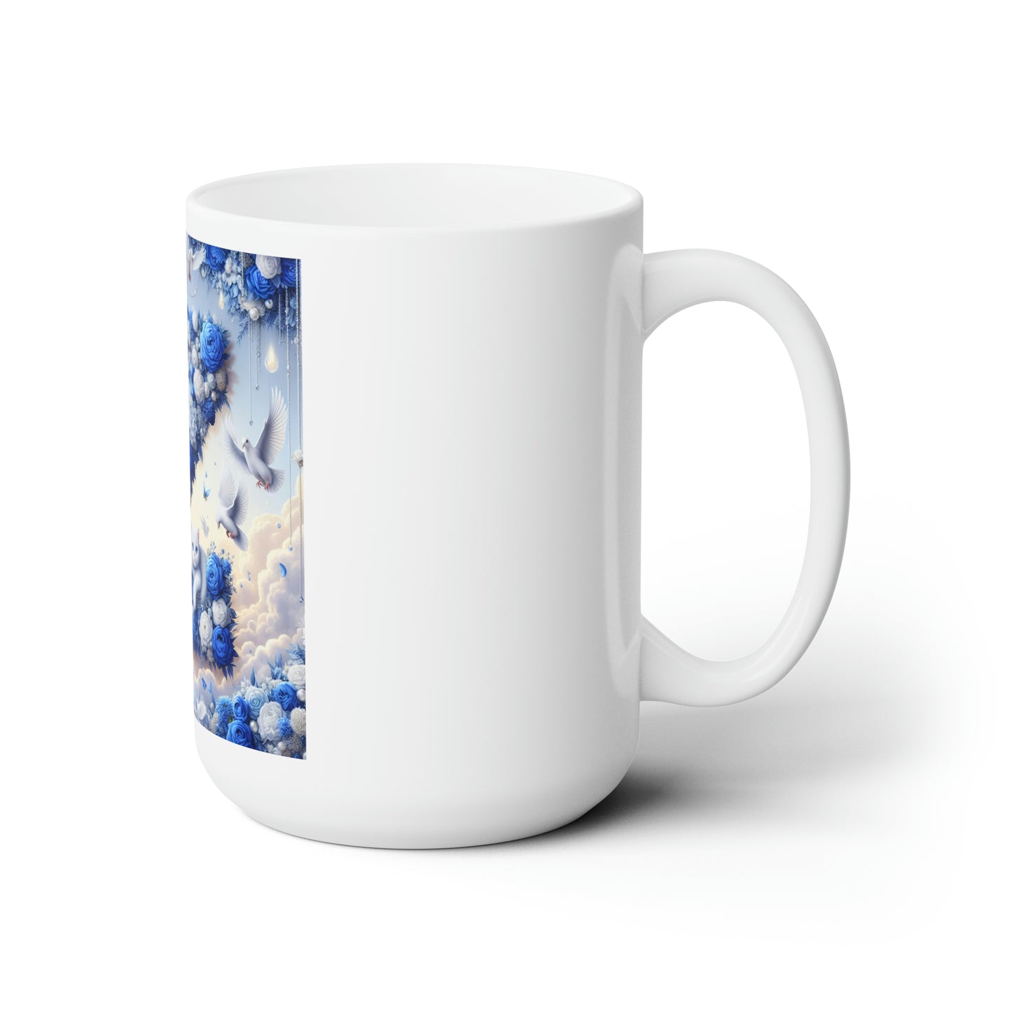 Flower Z Ceramic Mug 15oz