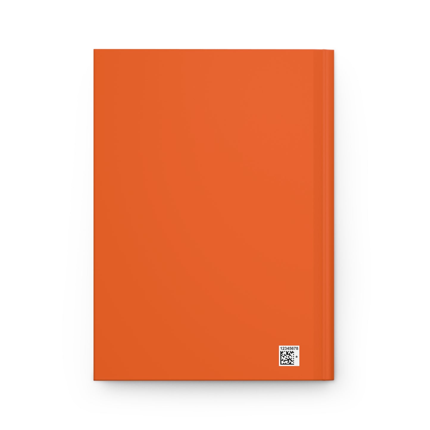 Navy Blue and Orange Hardcover Journal Matte