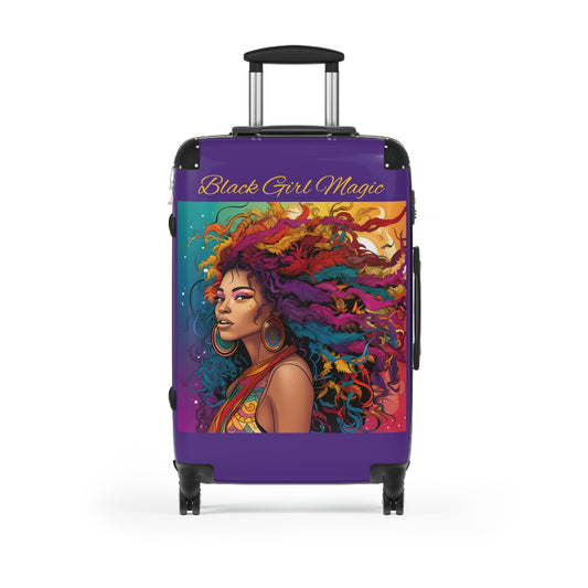 Purple BGM Medium Suitcase
