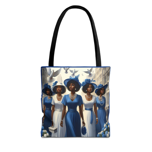 Five Finer Ladies Tote Bag (AOP)