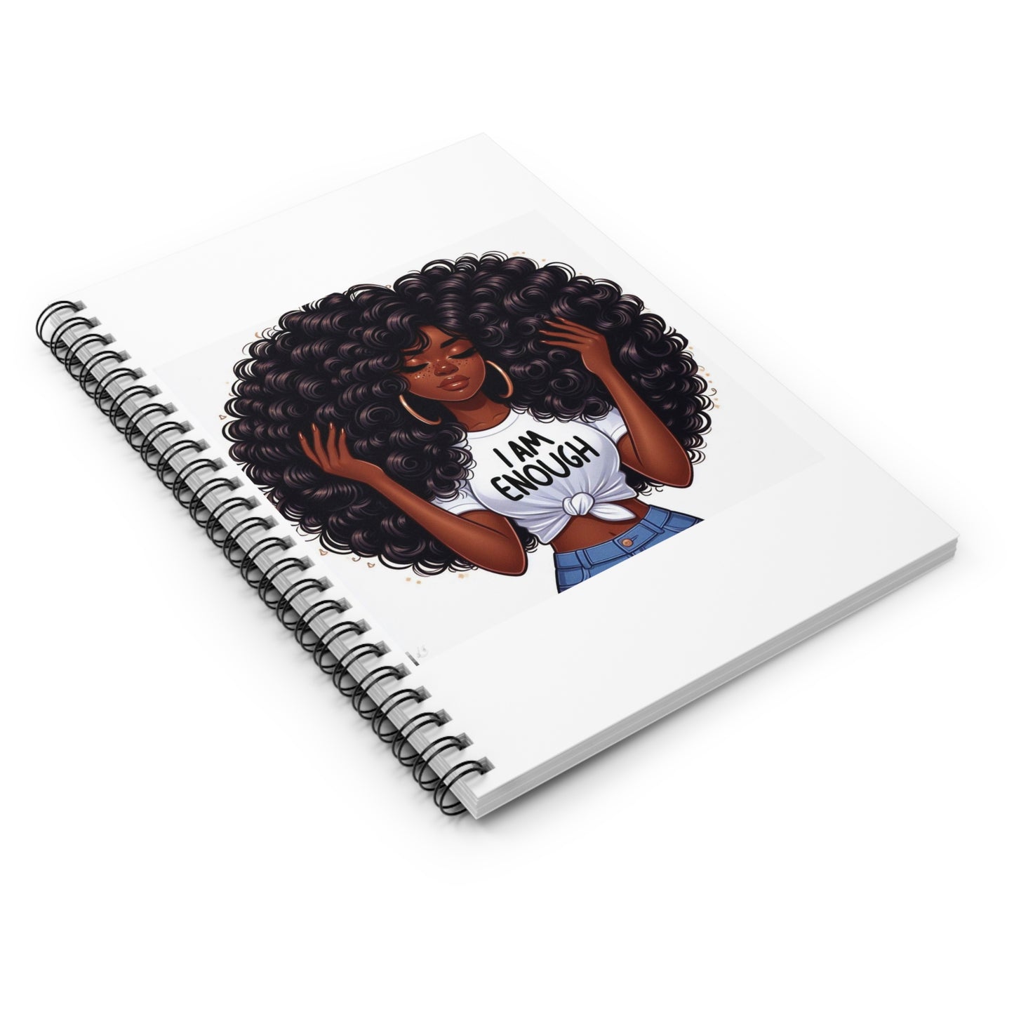 I am Enough Spiral Notebook - Ruled Line