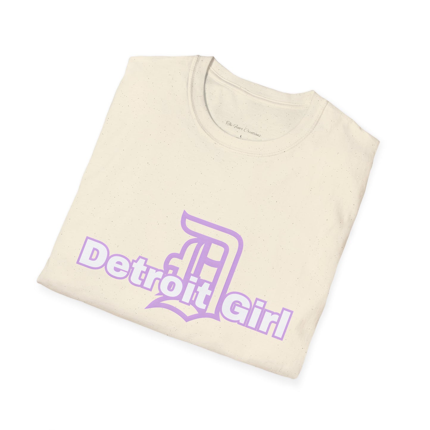 Detroit Girl Unisex Softstyle T-Shirt | Casual Fashion for Detroit Lovers, Gift for Birthdays, Holidays, and Celebrations