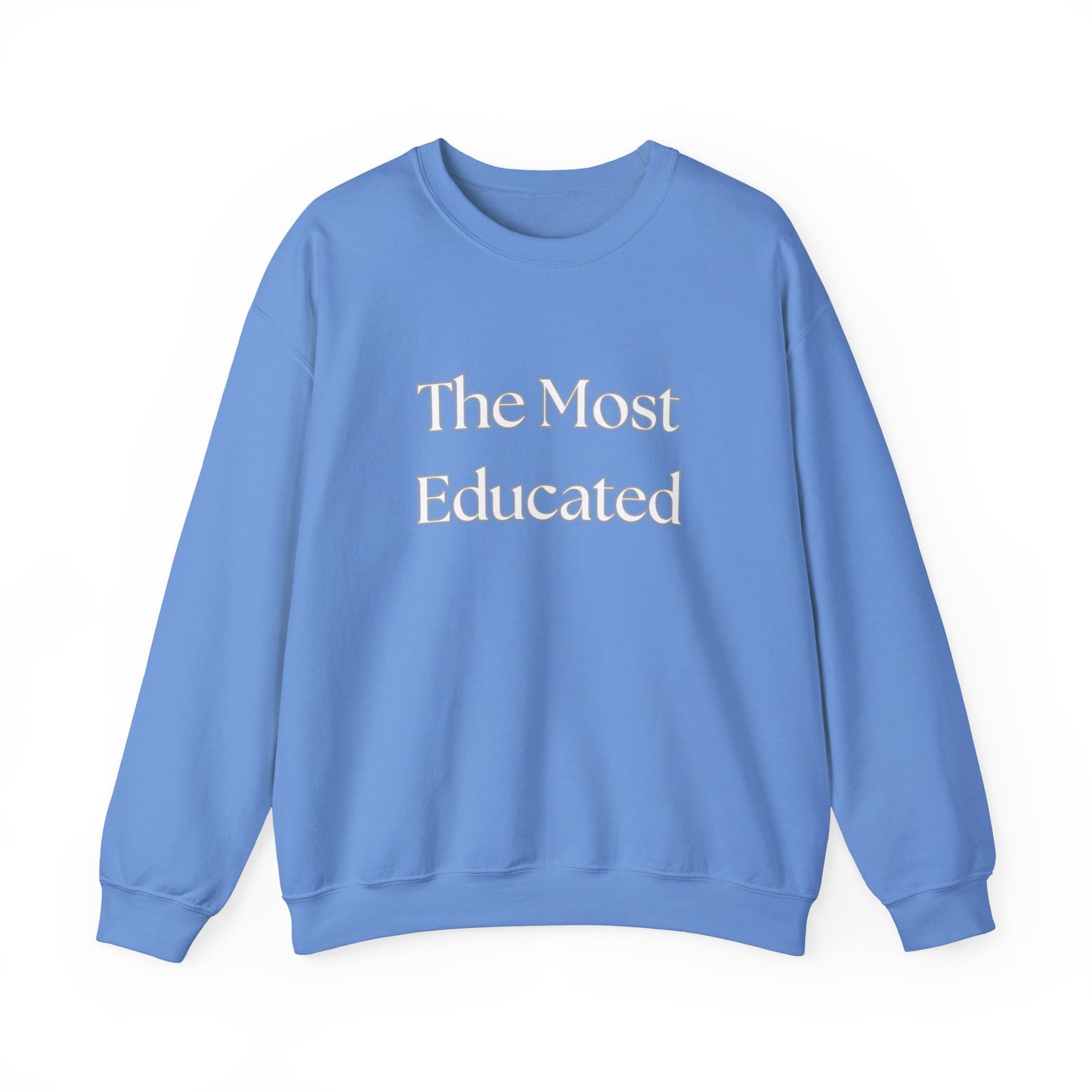 The Most Educated Unisex Heavy Blend™ Crewneck Sweatshirt