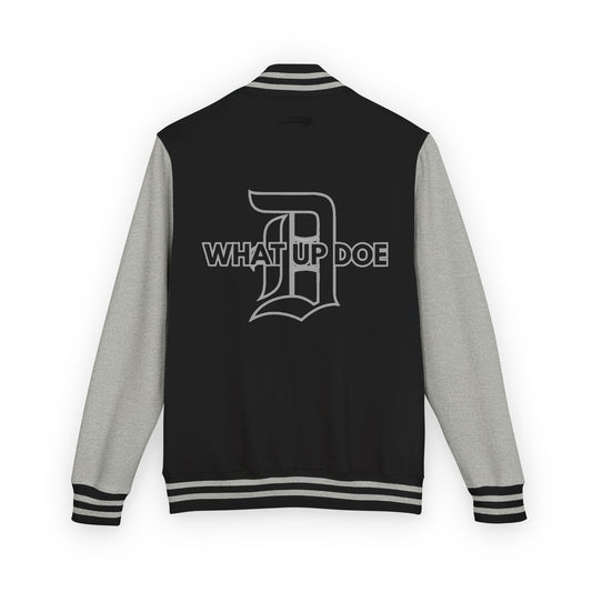 What Up Doe Unisex Heavyweight Letterman Jacket
