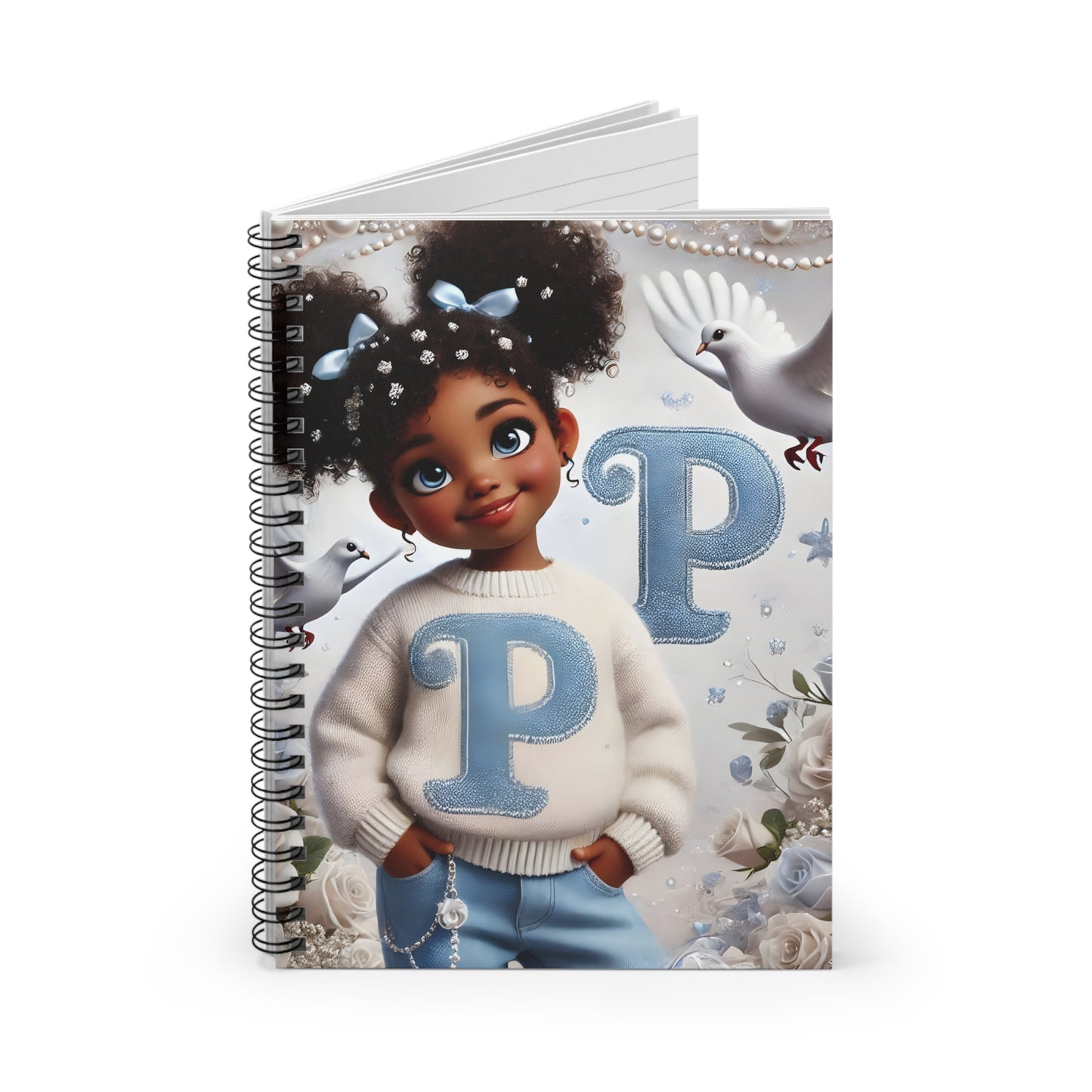 Finer Little Girl Spiral Notebook - Ruled Line