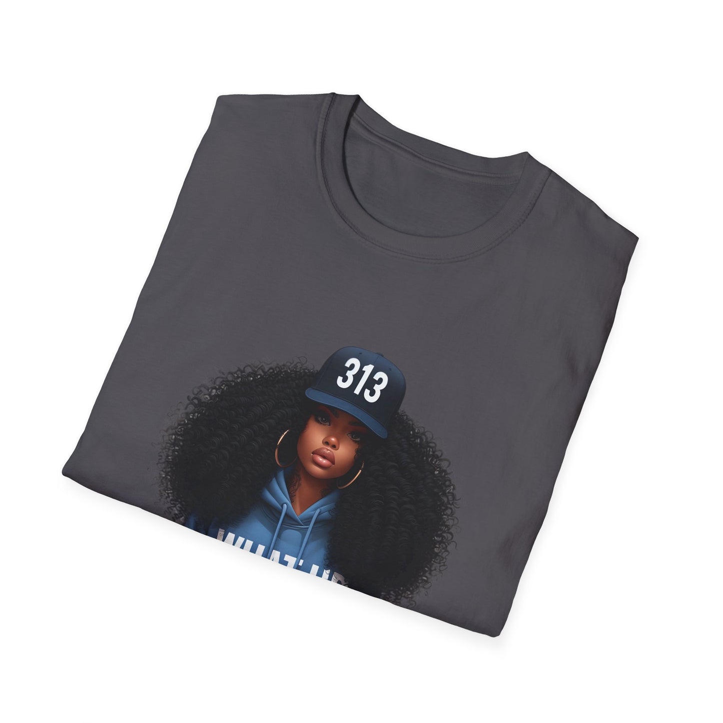 313 Detroit Girl Unisex Softstyle T-Shirt