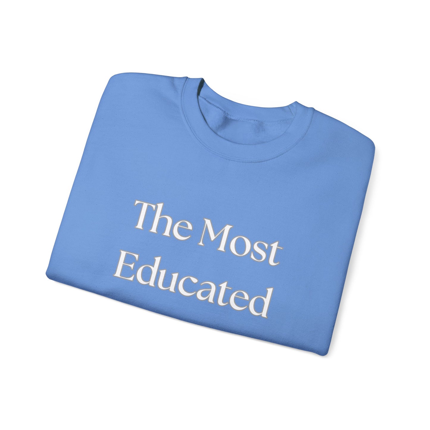 The Most Educated Unisex Heavy Blend™ Crewneck Sweatshirt