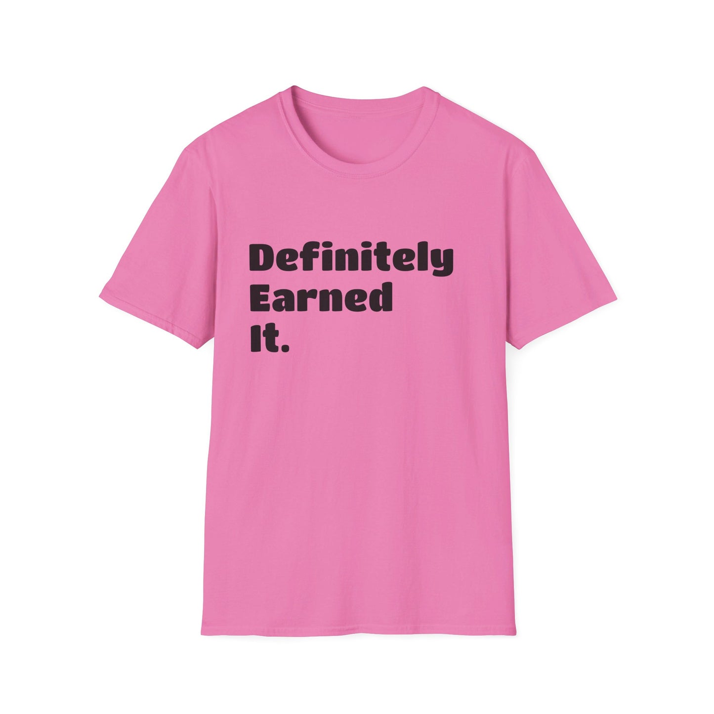 D.E.I Unisex Softstyle T-Shirt with Black Text