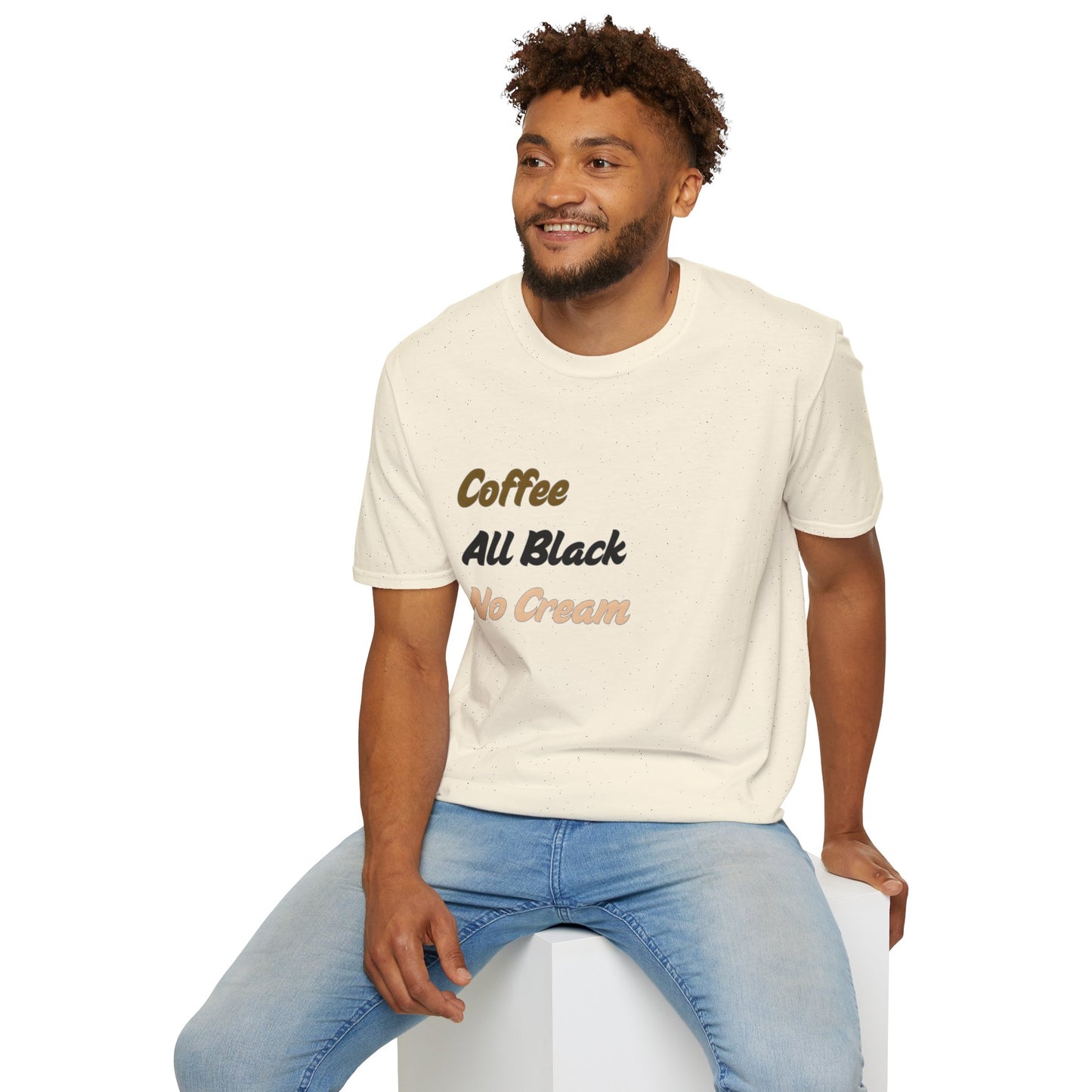Black Coffee Unisex Softstyle T-Shirt