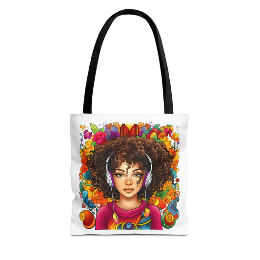 BGM Headphones Tote Bag (AOP)