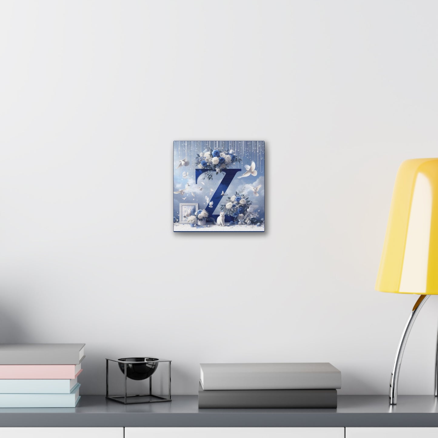 Blue Z Polyester Canvas