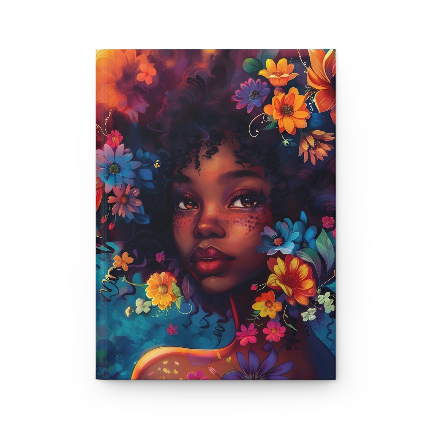 Flower BGM Hardcover Journal Matte