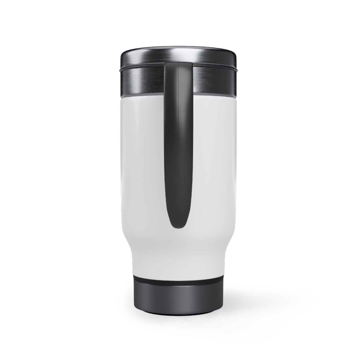 Logo Stainless Steel Travel Mug with Handle, 14oz