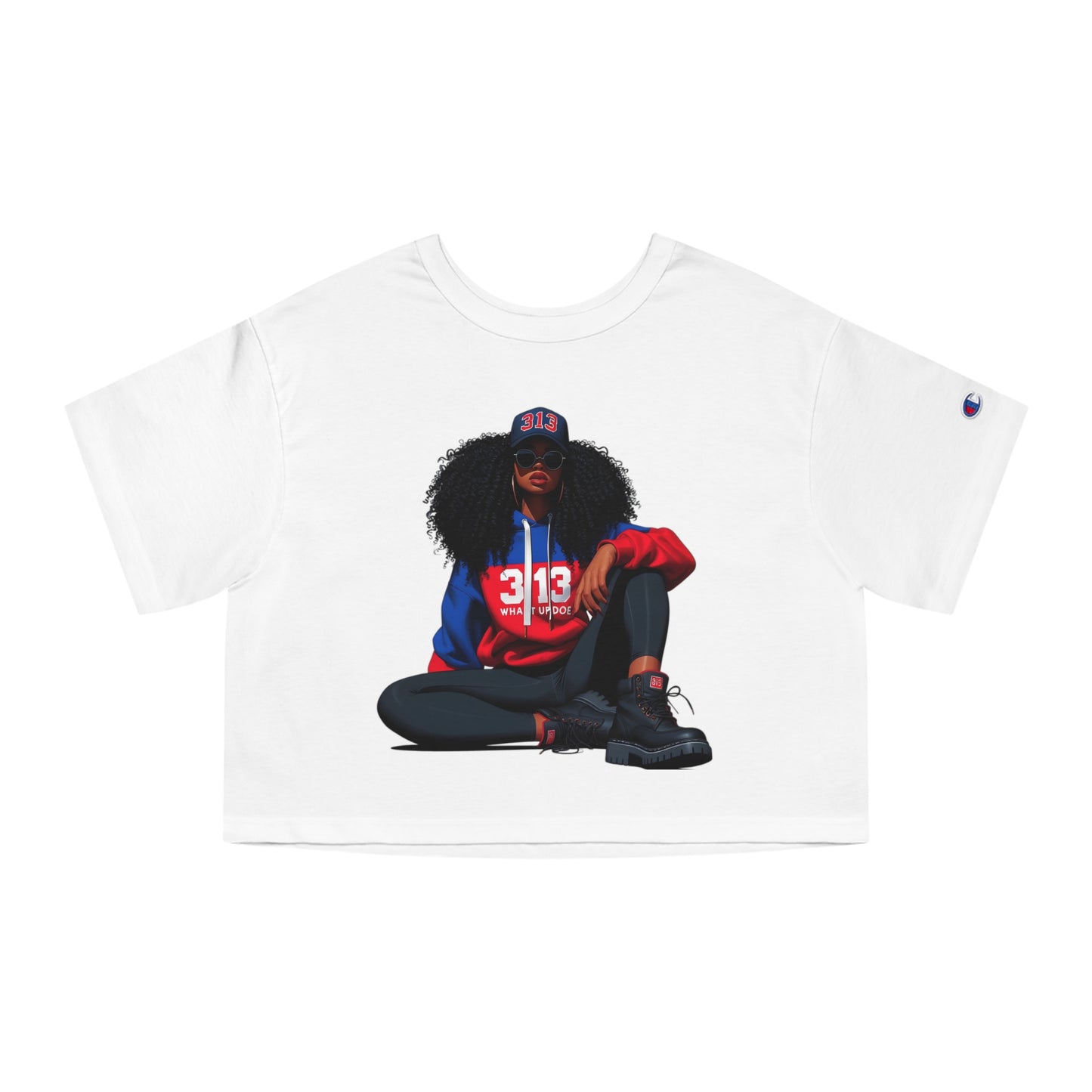 313 Champion Women's Heritage Cropped T-Shirt